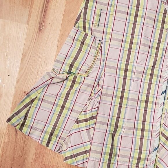 NWT Oilily Plaid Zip Up Pirates Jumper Dress - Picture 4 of 8